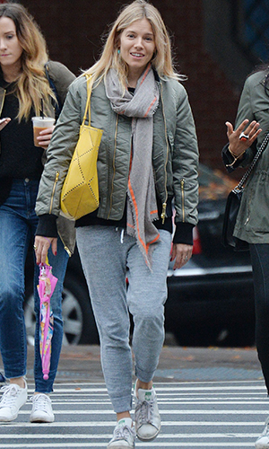 Take lead from Sienna Miller and channel a khaki bomber this winter at George.com Take lead from Sienna Miller and channel a khaki bomber this winter at George.com