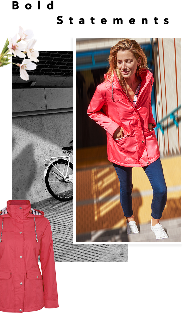 Whether rain or shine, brighten up your wardrobe with a pink waterproof jacket at George.com Whether rain or shine, brighten up your wardrobe with a pink waterproof jacket at George.com