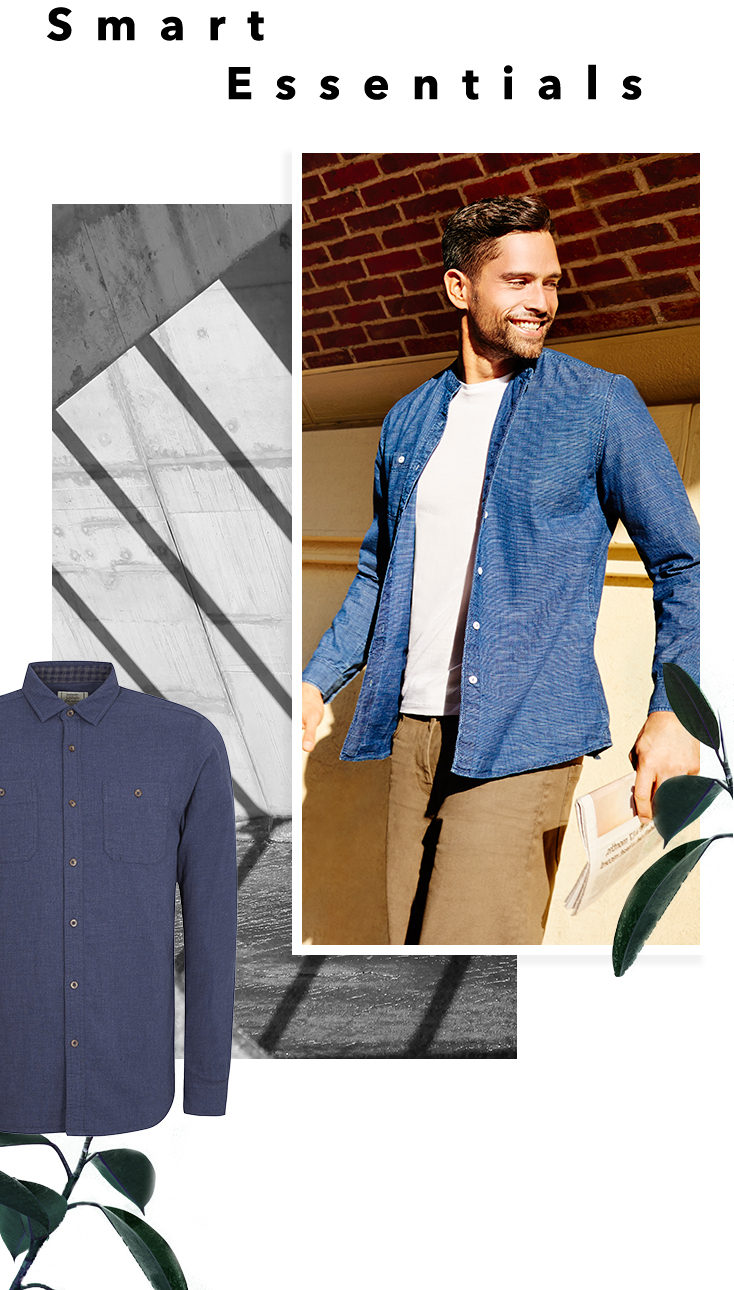 Reinvent a classic with a crisp denim shirt at George.com Reinvent a classic with a crisp denim shirt at George.com